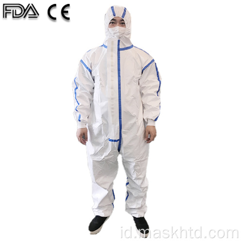 ICU Pakai Overall Suit Pakaian Isolasi Pelindung